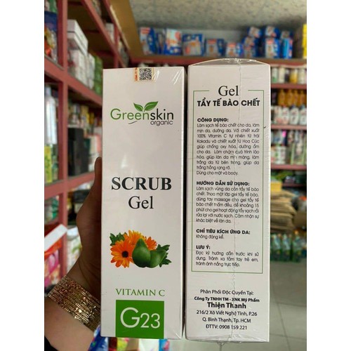 Gel tẩy tế bào chết Greenskin G23