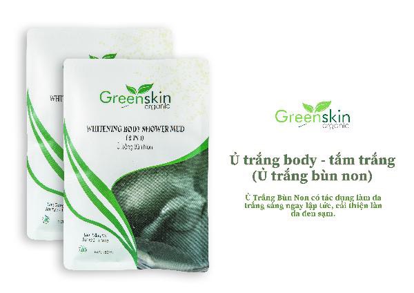 Ủ trắng bùn non GreenSkin